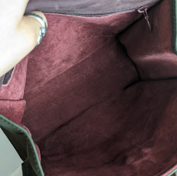 NEW Gold Pfeil Nubuck Crossbody Bag Multicolor Neutral - Picture 3 of 7